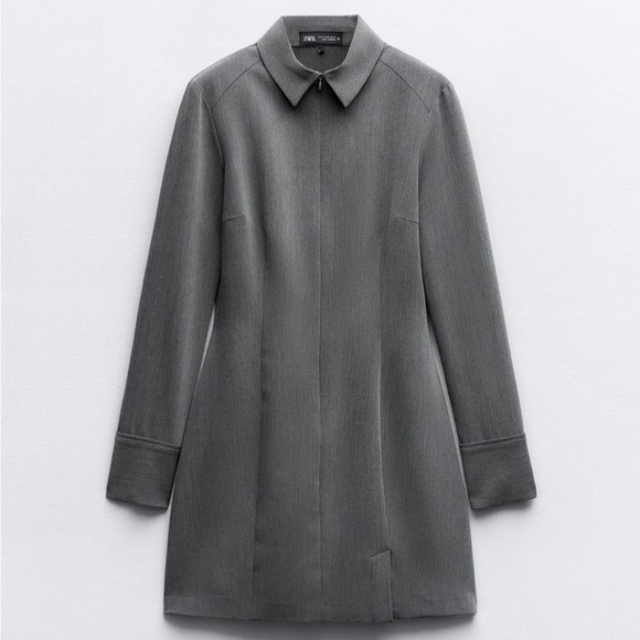 Zara Dresses & Skirts - ZARA Fitted Mini Shirt Dress